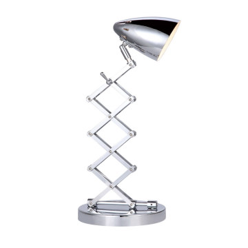 Lampe de bureau en chrome en acier de conception moderne (MT6131-CH)